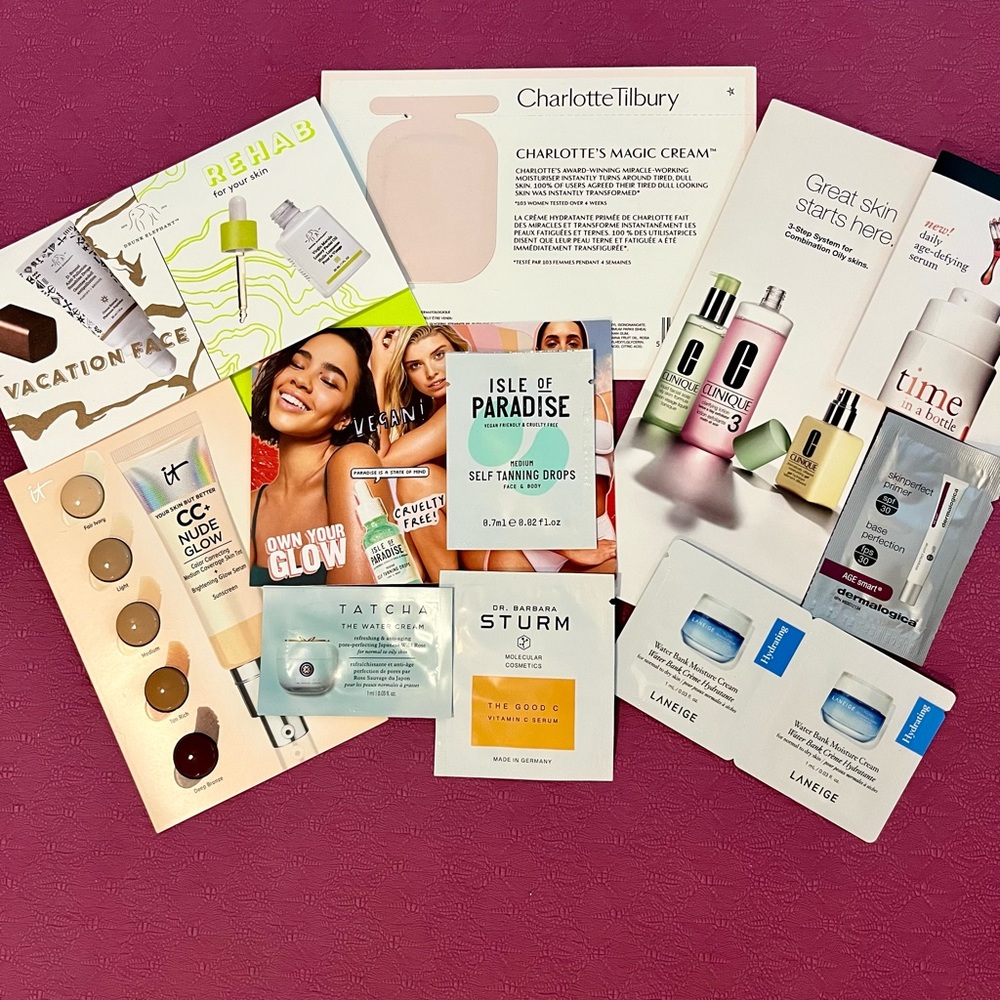 10+ Skincare Samples
